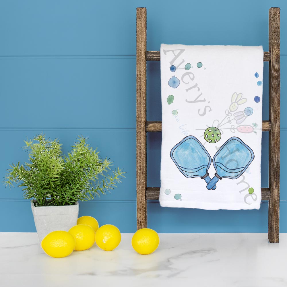 Pickleball Sport Tea Towel – Paddle Gift