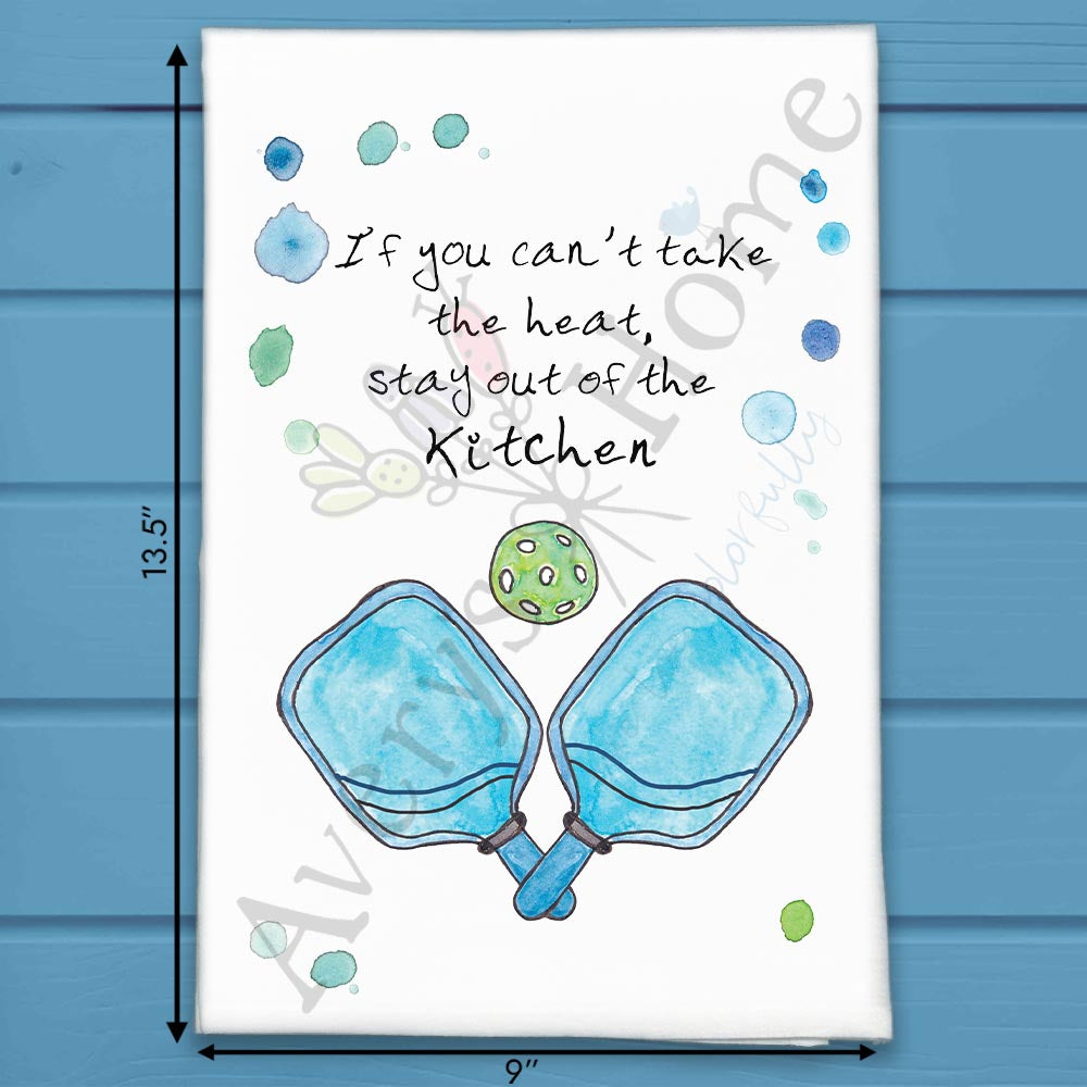 Pickleball Heat Tea Towel – Court Sass Decor