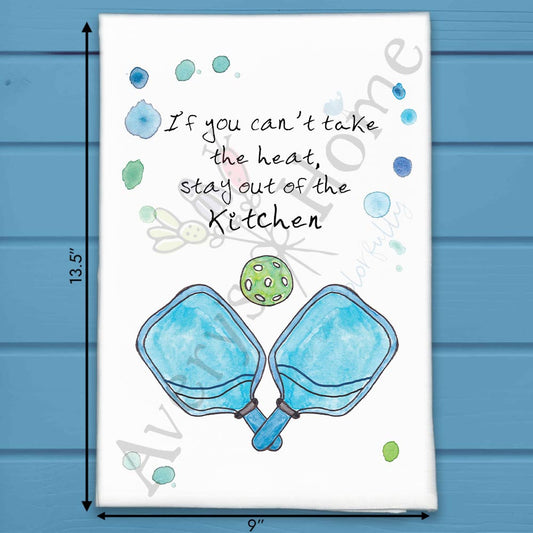 Pickleball Heat Tea Towel – Court Sass Decor