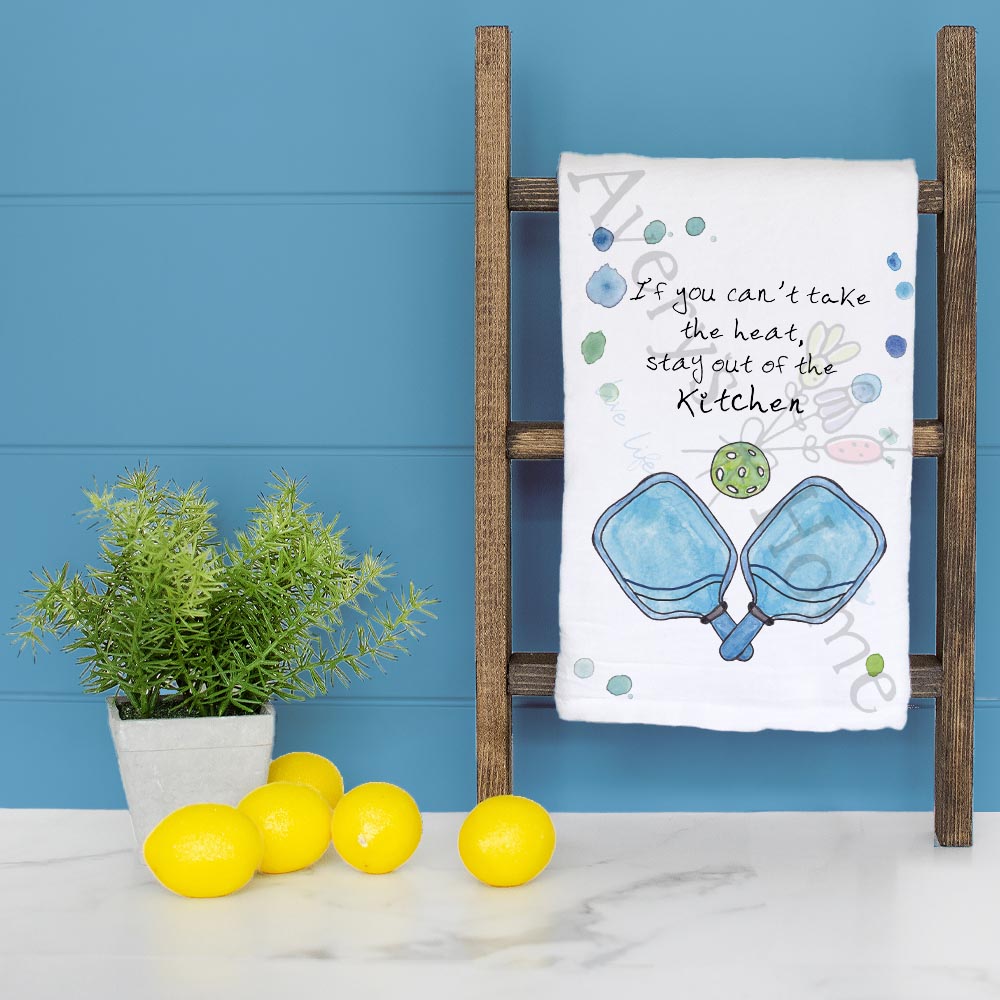 Pickleball Heat Tea Towel – Court Sass Decor