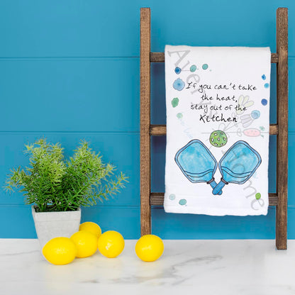 Pickleball Heat Tea Towel – Court Sass Decor