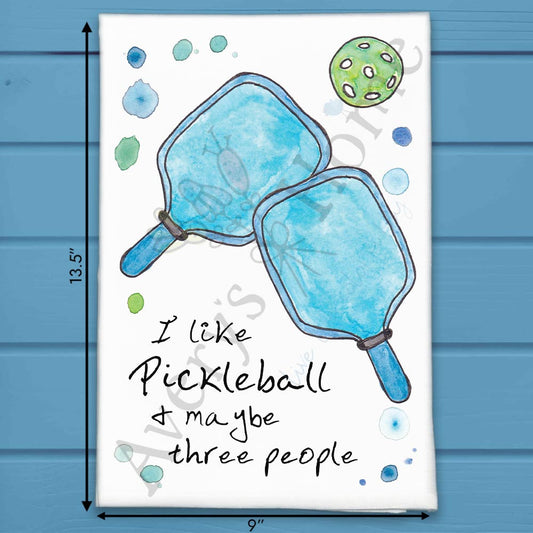 Pickleball People Tea Towel – Funny Paddle Gift