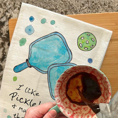 Pickleball People Tea Towel – Funny Paddle Gift