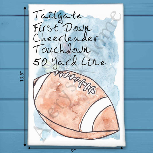 Football Season Tea Towel – Touchdown Decor