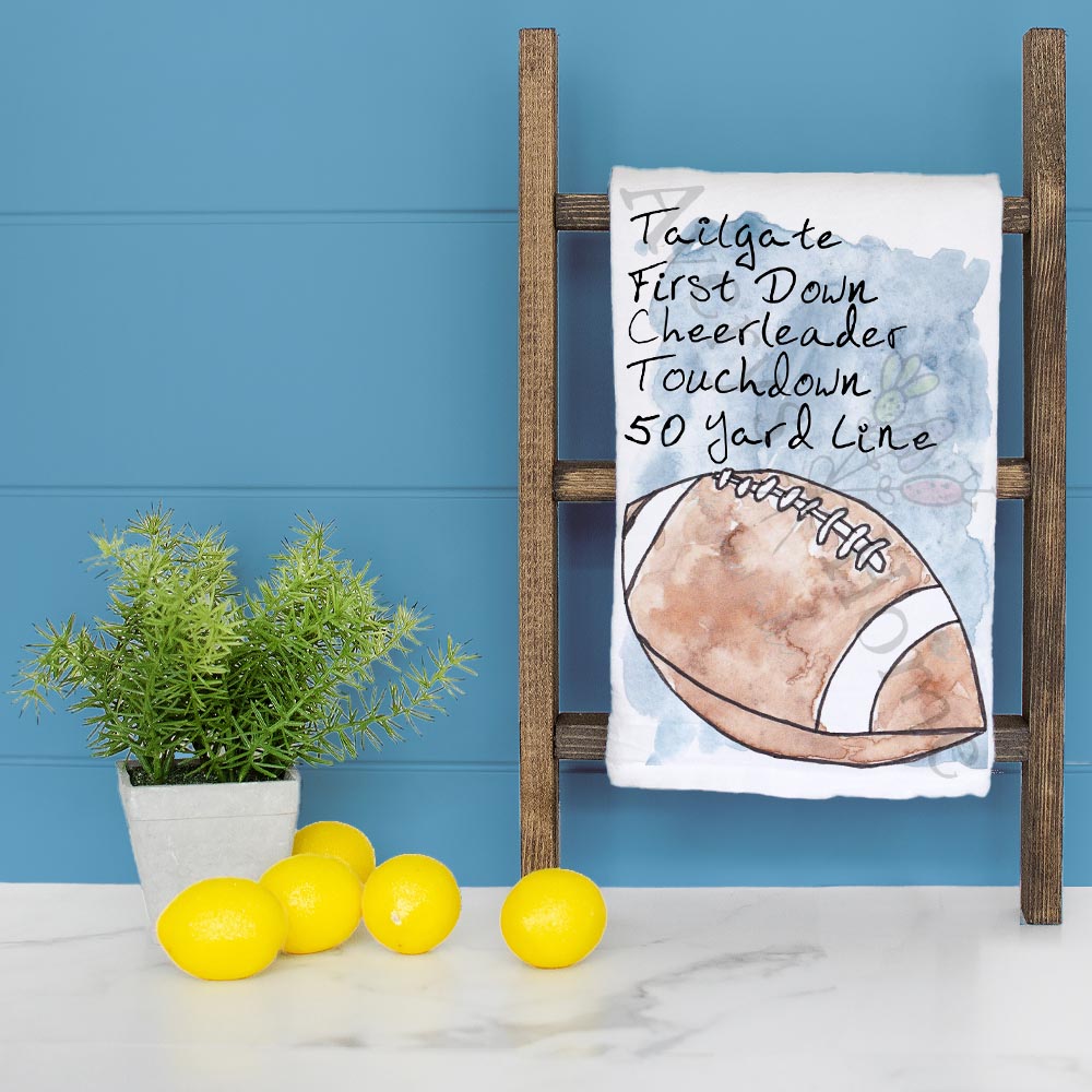 Football Season Tea Towel – Touchdown Decor