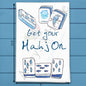 Mahjong Funny Tea Towel – Game Night Gift