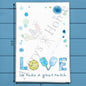 Pickleball Match Tea Towel – Valentine Paddle Gift