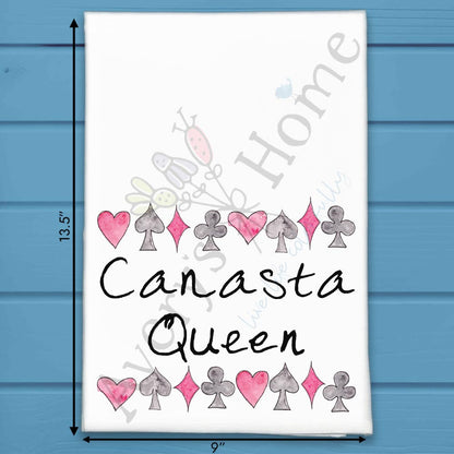 Canasta Queen Tea Towel – Sassy Card Gift
