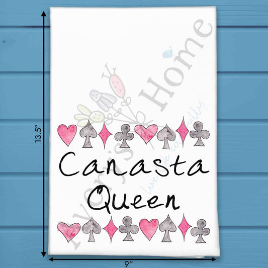 Canasta Queen Tea Towel – Sassy Card Gift