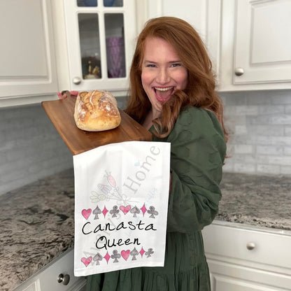 Canasta Queen Tea Towel – Sassy Card Gift