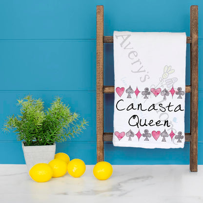 Canasta Queen Tea Towel – Sassy Card Gift