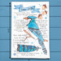 Blue Jay Facts Tea Towel – Birdwatcher Gift
