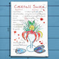 Cocktail Sauce Recipe Tea Towel – Zesty & Classic