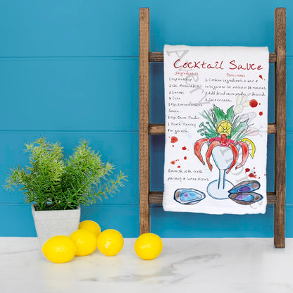 Cocktail Sauce Recipe Tea Towel – Zesty & Classic