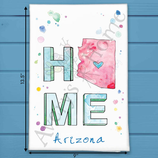 HOME in Arizona Tea Towel