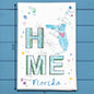 HOME in Florida Tea Towel