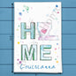 HOME in Louisiana Tea Towel