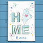HOME in Maine Tea Towel