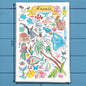 Hawaii State Map Tea Towel – Aloha Kitchen Style
