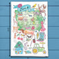 Iowa State Icon Tea Towel – Cornfields & Kindness
