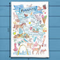 Missouri Map Tea Towel – Rivers, Roots & Road Trips