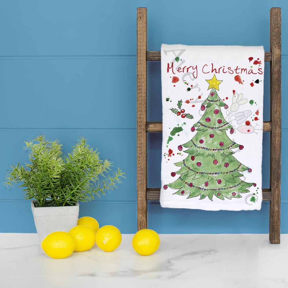 Christmas Tree Tea Towel – Bright, Cheerful & Evergreen