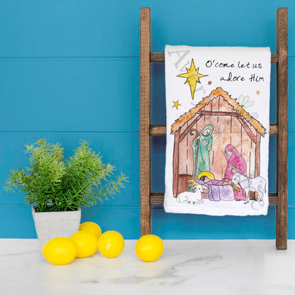 Christmas Nativity Tea Towel – Reason for the Season