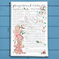 Gingerbread Cookie Recipe Tea Towel – Sweet Holiday Tradition