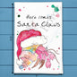 Santa Claws Tea Towel – Beachy Christmas Pun