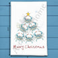 Crab Christmas Tree Tea Towel – Shell Yeah, It’s the Holidays