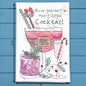 Have Yourself a Cocktail Christmas Tea Towel
