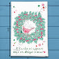Cardinal Appears Christmas Kitchen Decor Tea Towel