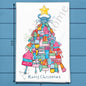 Lobster & Buoy Tree Tea Towel – Coastal Christmas Catch