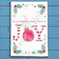 Holiday Joy Tea Towel – Seaside Wishes & Shells
