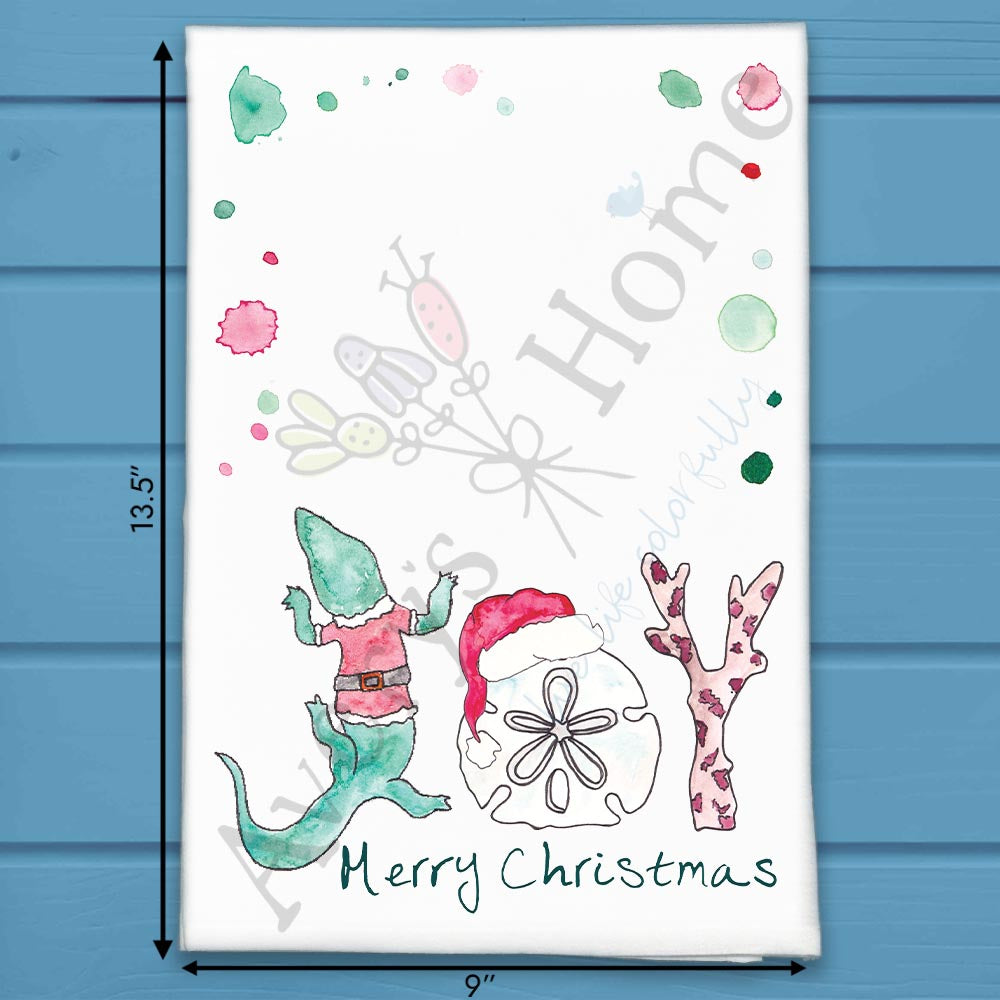 Coastal Joy Tea Towel – Repeat Beach Blessings