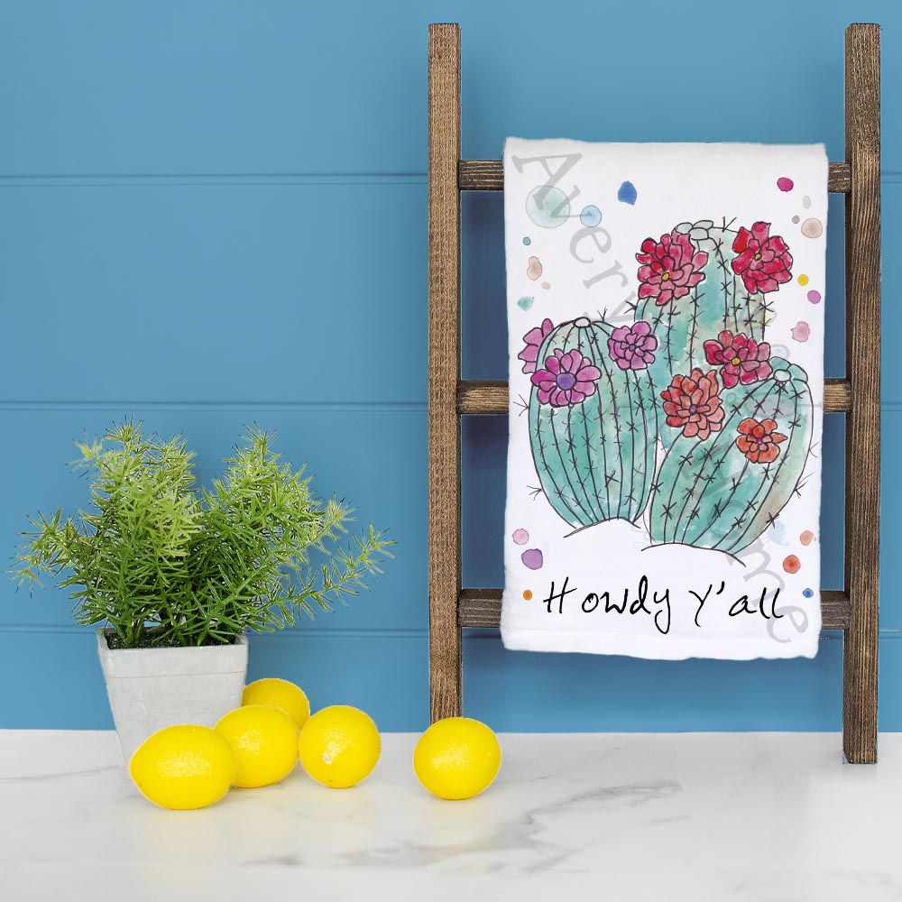 Howdy Y’all Tea Towel – Southwestern Hospitality
