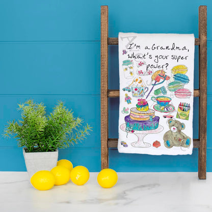 I’m a Grandma Tea Towel – Promoted to Love Boss