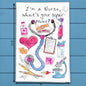 I’m a Nurse Tea Towel – Superpower Activated