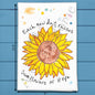 Sunflowers of Hope Tea Towel – Bright, Brave & Blooming