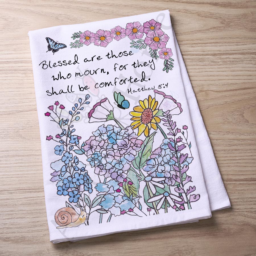 Blessed are those who mourn Kitchen Towel
