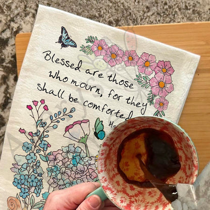 Blessed are those who mourn Kitchen Towel