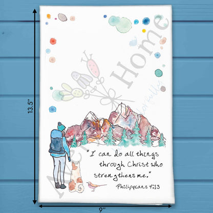 I can do All things Bible Verse Kitchen Home Décor Tea Towel