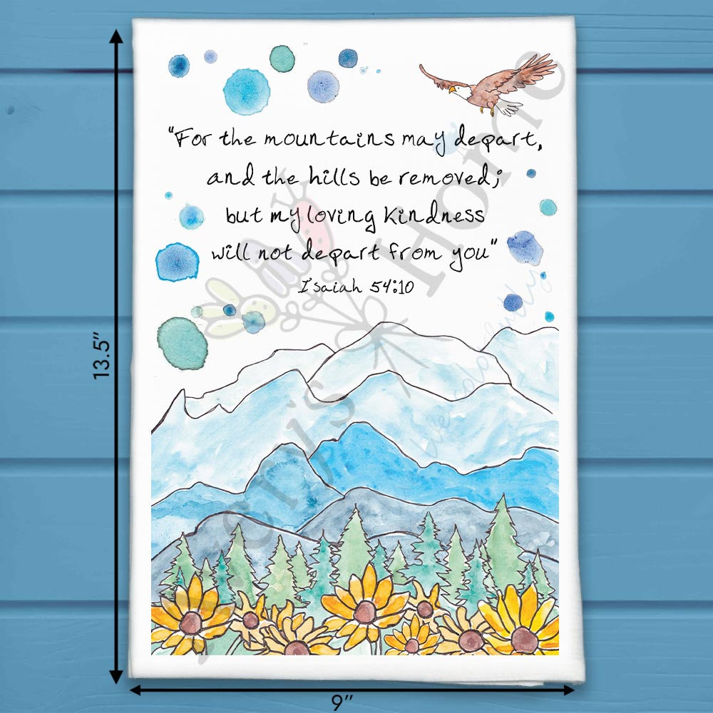 My Loving Kindness Bible Verse Kitchen Home Décor Tea Towel