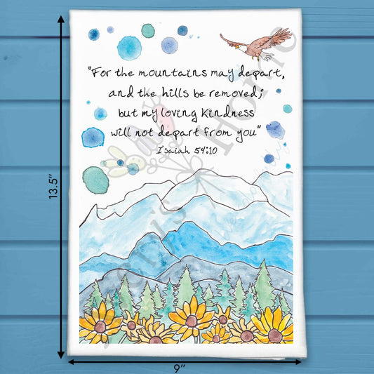 My Loving Kindness Bible Verse Kitchen Home Décor Tea Towel