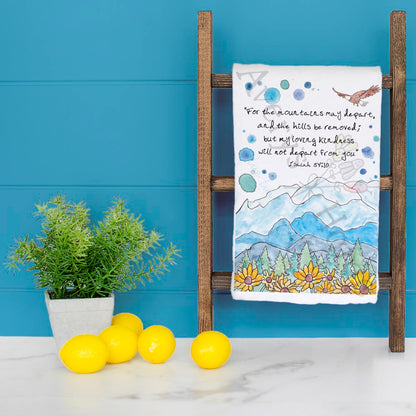 My Loving Kindness Bible Verse Kitchen Home Décor Tea Towel