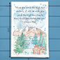 I will be with you Bible Verse Kitchen Home Décor Tea Towel