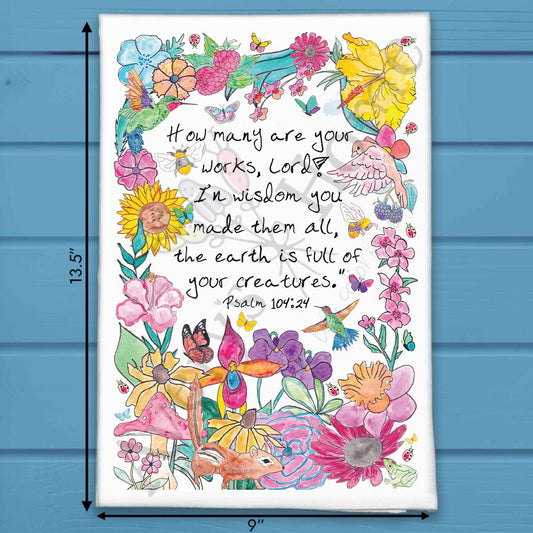 How many are your works, LORD Kitchen Home Décor Tea Towel