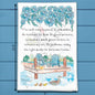 The LORD is my Shepard Bible Verse Home Décor Tea Towel