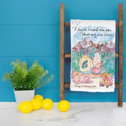 Found the One Whom Soul Loves Kitchen Bible Décor Tea Towel