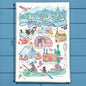 Custom Locale/Store - West Jefferson, NC Tea Towel